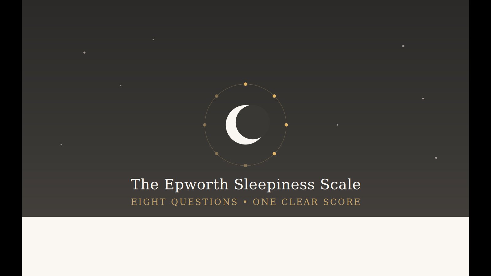 The Epworth Sleepiness Scale: What It Measures and Why It Matters